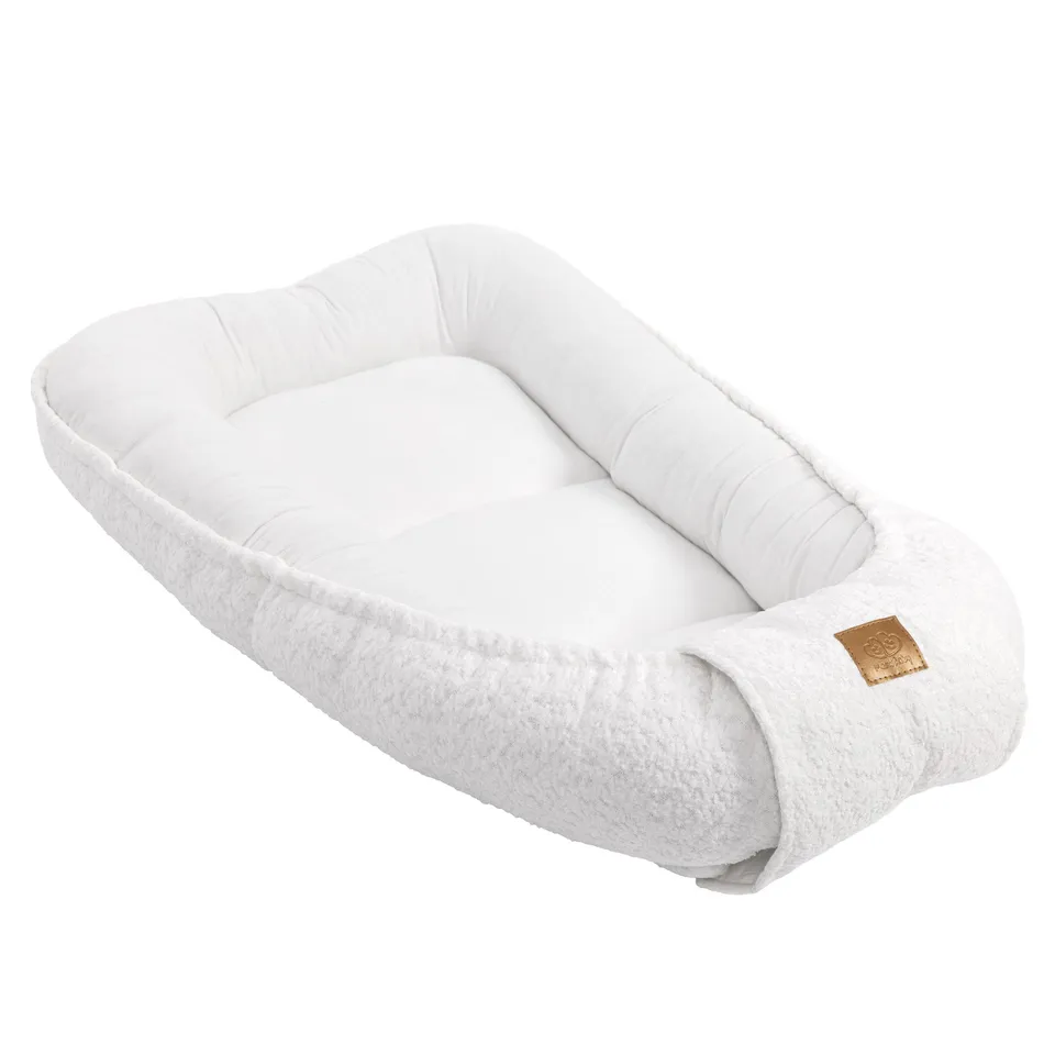 meowbaby-babynestchen-f-r-neugeborene-boucl-creme-wei image 1