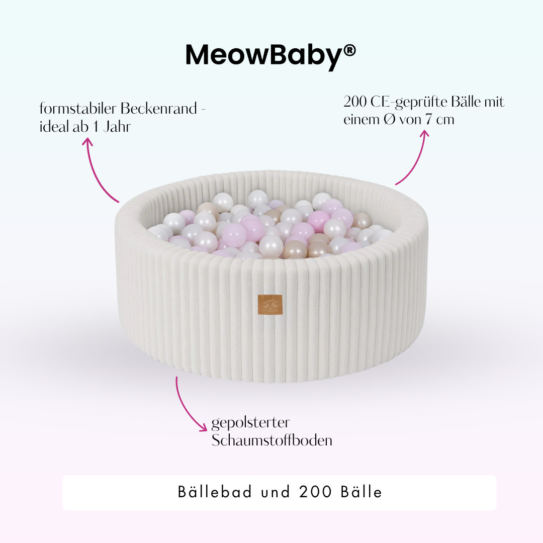 meowbaby-b-llebad-churros-90x30-cm-mit-200-b-llen-eigene-farbauswahl image 4