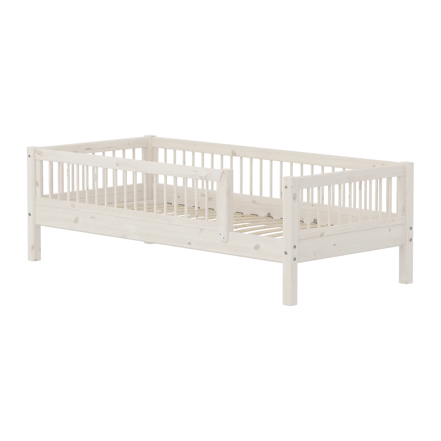 flexa-classic-einzelbett-mit-absturzsicherung-90x200-cm-wei-2 image 1