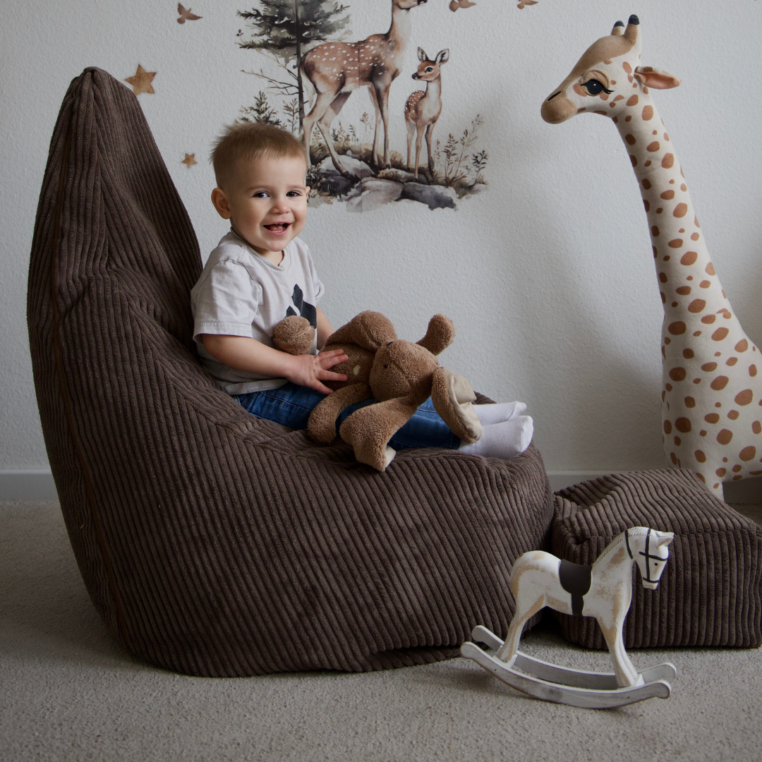 meowbaby-tearo-kinder-sitzsack-mit-hocker-classic-cord-edition-sthetik-kollektio image 2