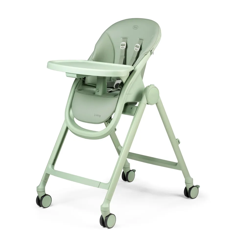 peg-perego-living-hochstuhl-ab-geburt-0-15-kg-sage image 1