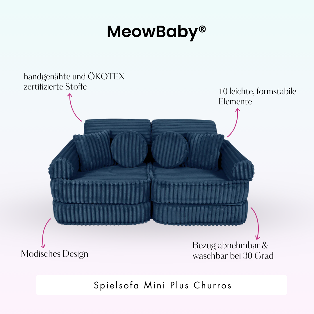 meowbaby-spielsofa-mini-plus-churros-pl-schcord-edition-120x60x50-cm image 8