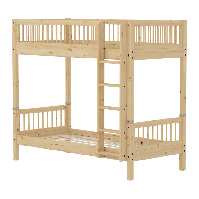 flexa-classic-raw-etagenbett-mit-extra-h-he-90x200-cm-kiefernholz image 1