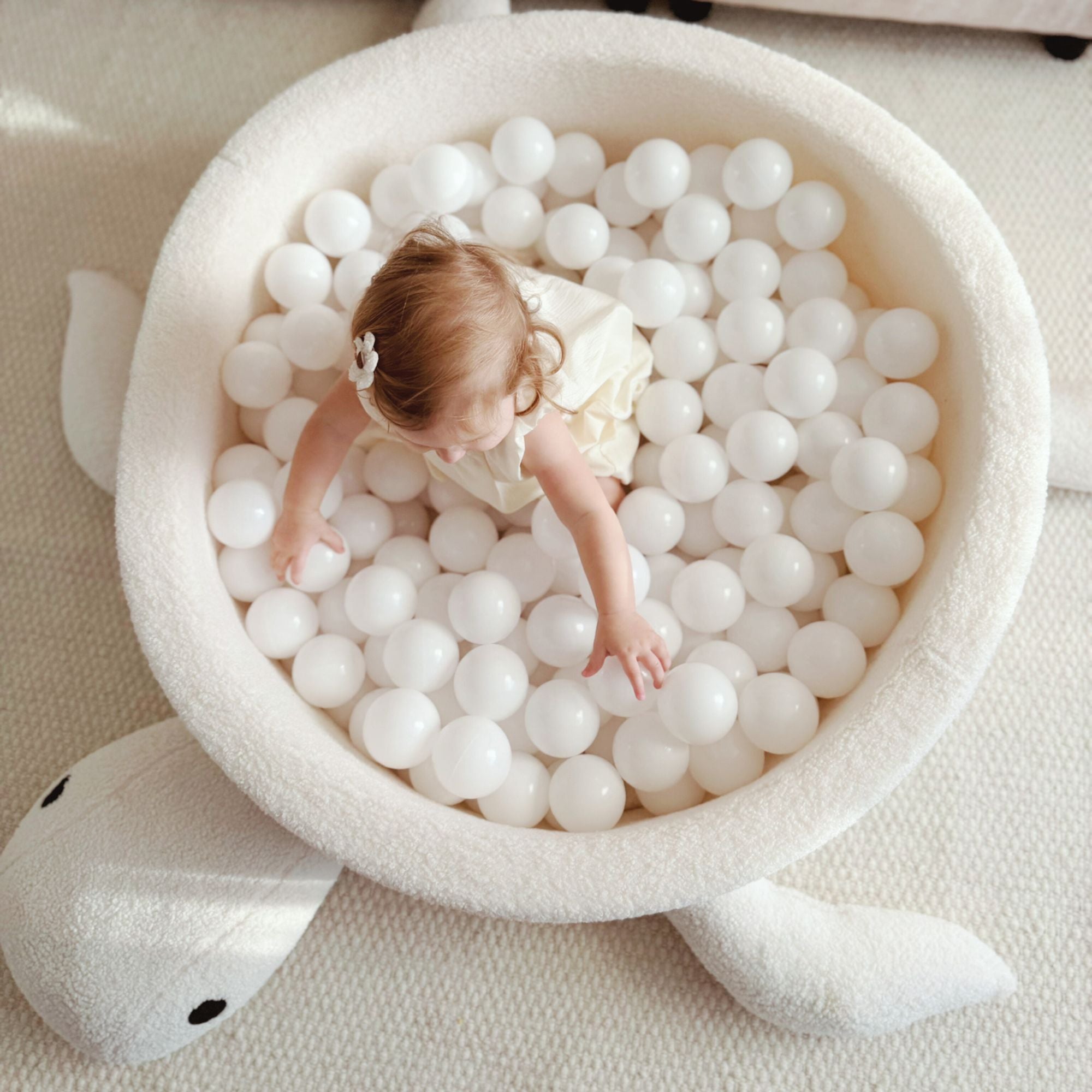 meowbaby-b-llebad-schildkr-te-shelly-boucl-mit-200-b-llen image 6
