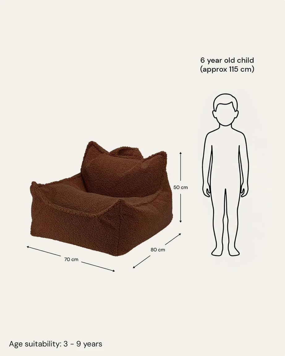 wigiwama-warm-hazel-sitzsack-original-beanbag-kindersessel-teddy-dunkelbraun image 6