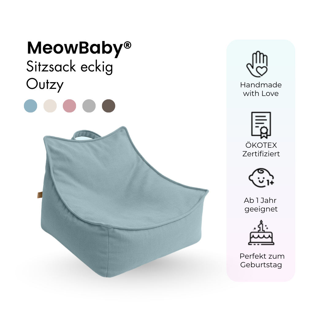 meowbaby-outdoor-kinder-sitzsack-outzy-eckig-outdoor-living-edition image 2