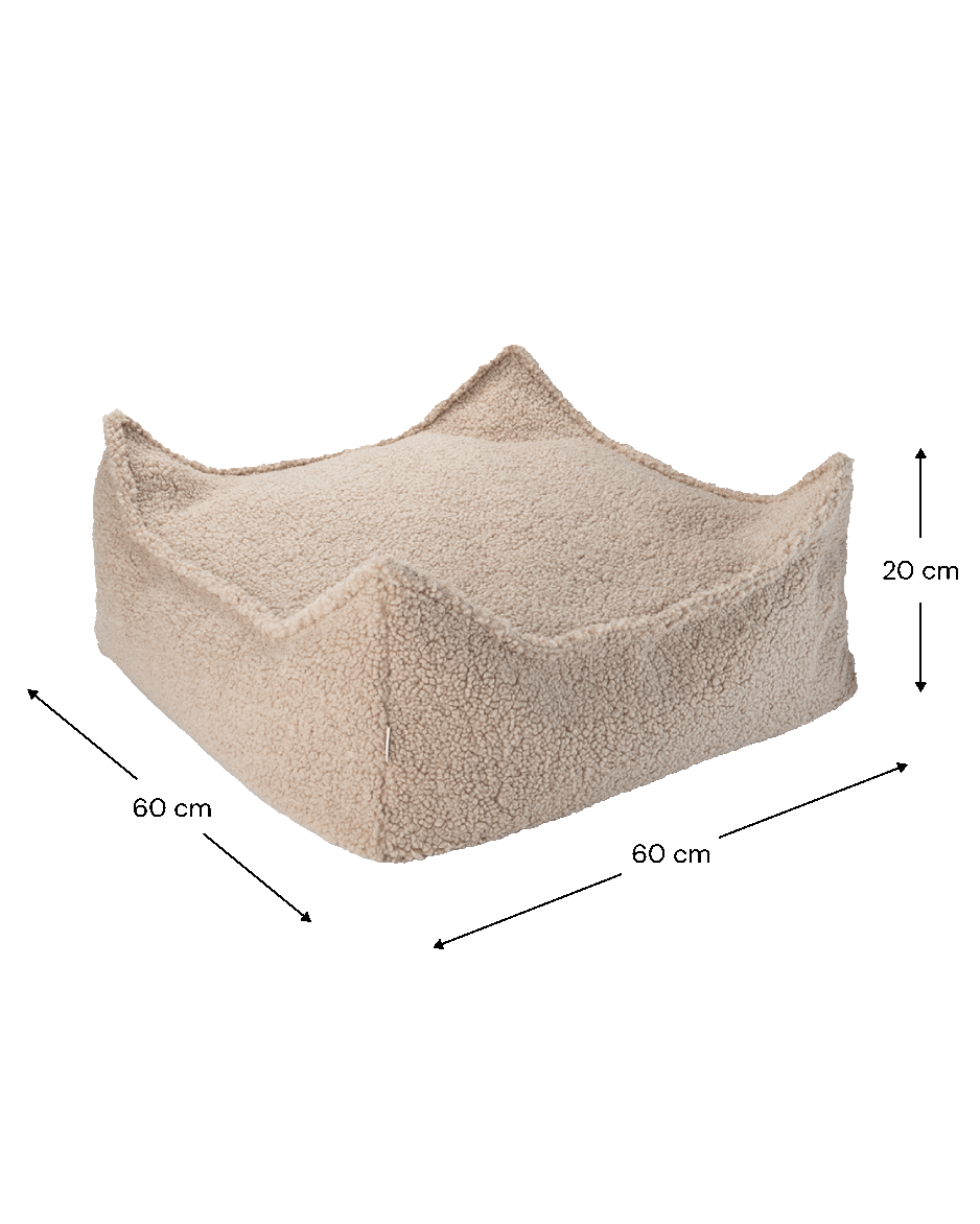 wigiwama-biscuit-sitzsack-hocker-set-teddy-beanbag-mit-square-ottoman image 5