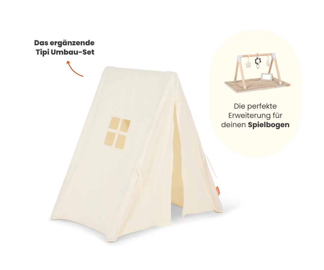 funzy-tipi-umbau-set-canvas-tipi-erweiterung-f-r-spielbogen image 1