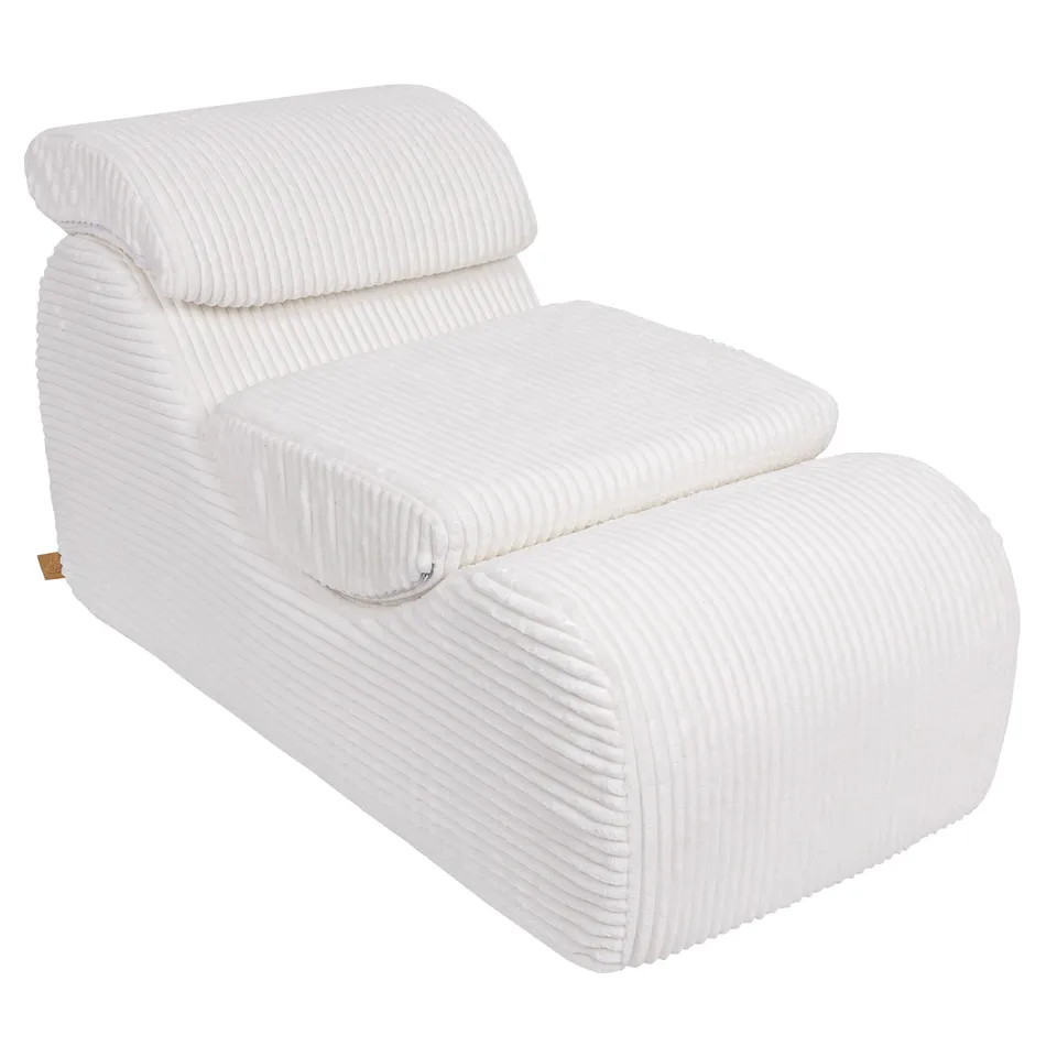meowbaby-sitzsack-wave-lounger-churro-creme-wei-designer-lounge-sessel image 1