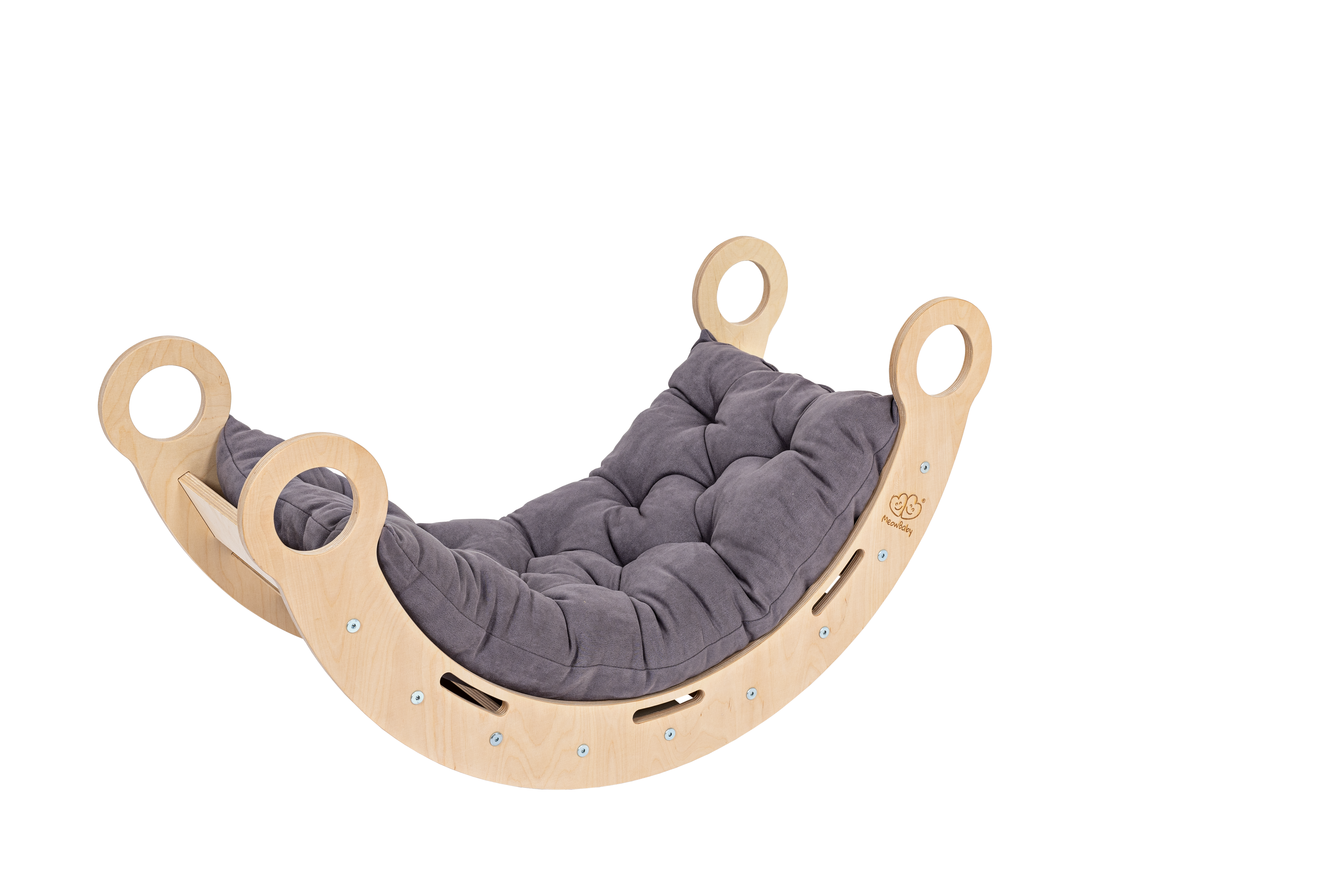 meowbaby-kletterset-dream-rocker-balancewippe-mit-2-rutschen image 5
