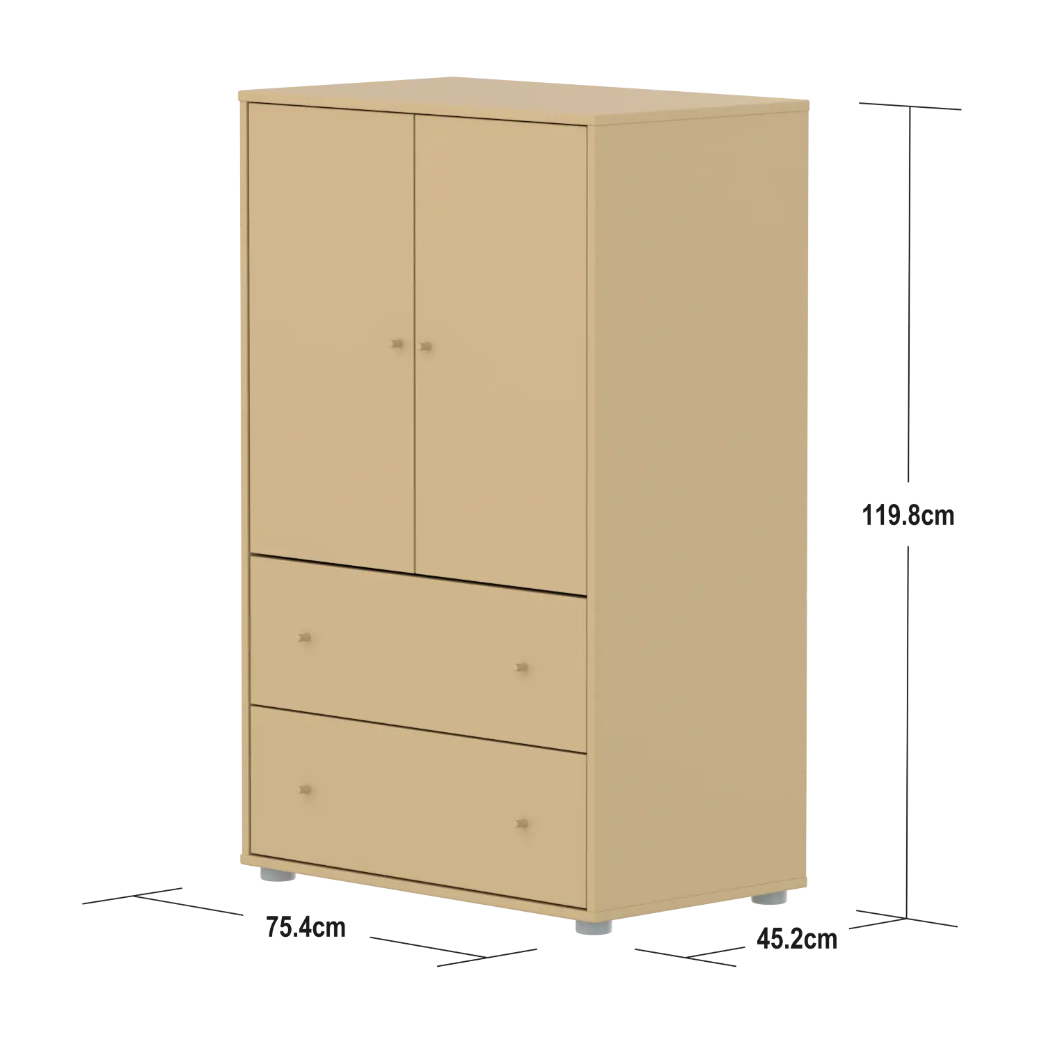 flexa-saga-schrank-2-t-ren-und-2-schubladen-oat image 4
