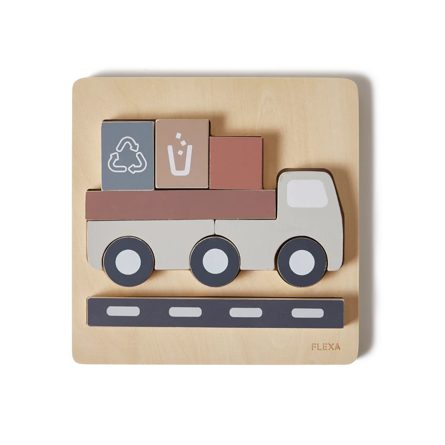 flexa-puzzle-lkw-aus-holz-wendepuzzle image 4