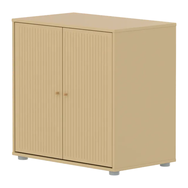 flexa-saga-schrank-2-t-ren-mit-rillen-griffe-in-eiche-oat image 1