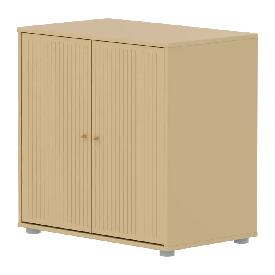 flexa-saga-schrank-2-t-ren-mit-rillen-griffe-in-eiche-oat image 1