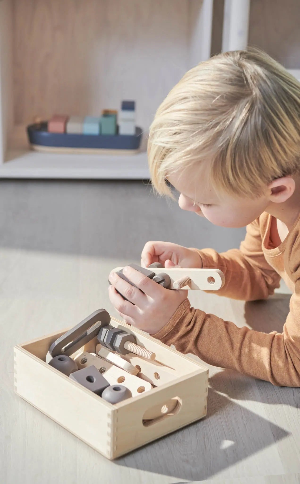 flexa-ogo-bau-set-36-teilig-holz-konstruktionsspielzeug image 5