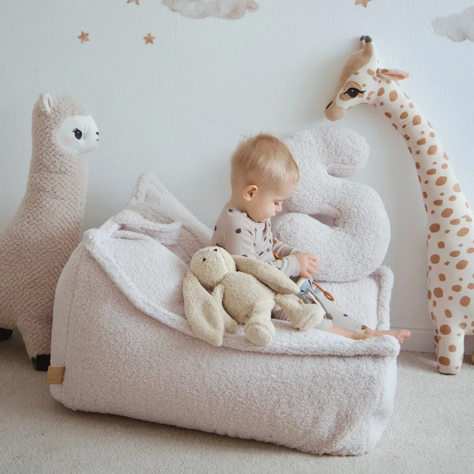 meowbaby-bearly-eckiger-kinderpouf-soft-teddy-edition image 1