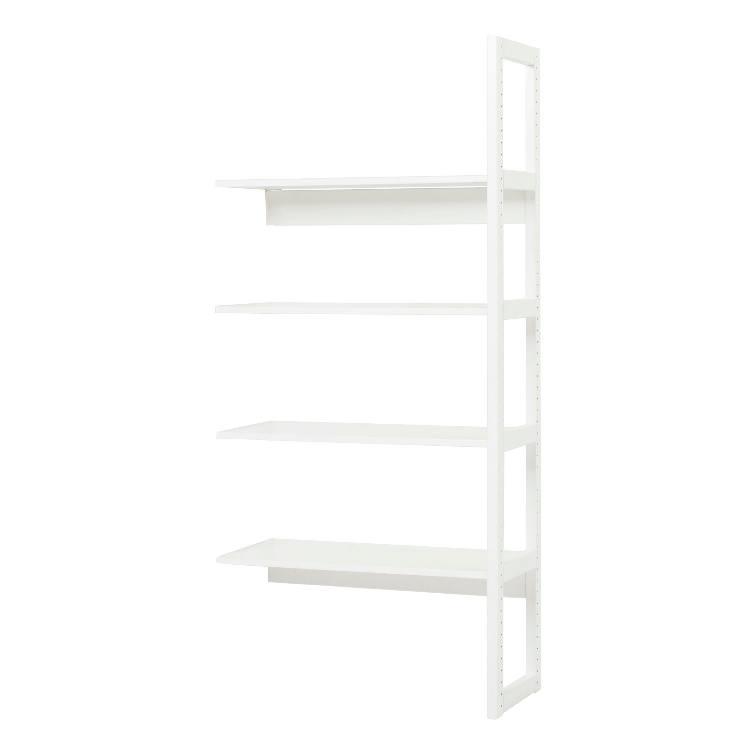 hoppekids-storey-halbe-sektion-mit-4-regalen-80-cm-wei image 1