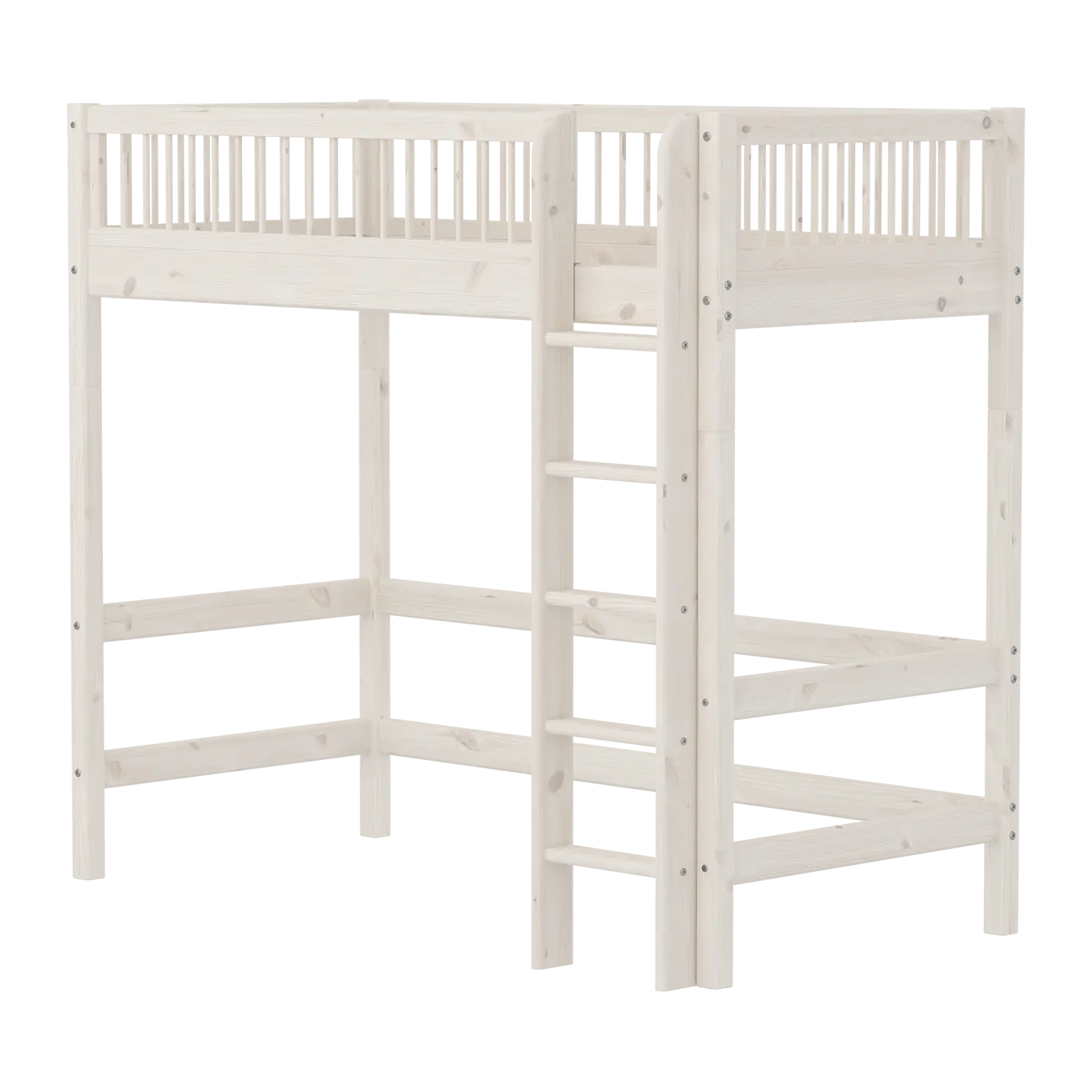 flexa-classic-hochbett-184-cm-mit-leiter-90x200-cm-wei image 1