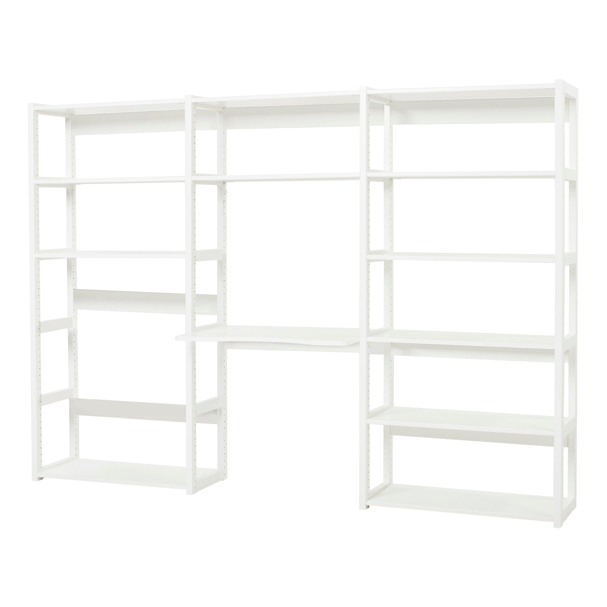hoppekids-storey-regal-3-sektionen-12-b-den-mit-schreibtischplatte-80-cm-wei image 1