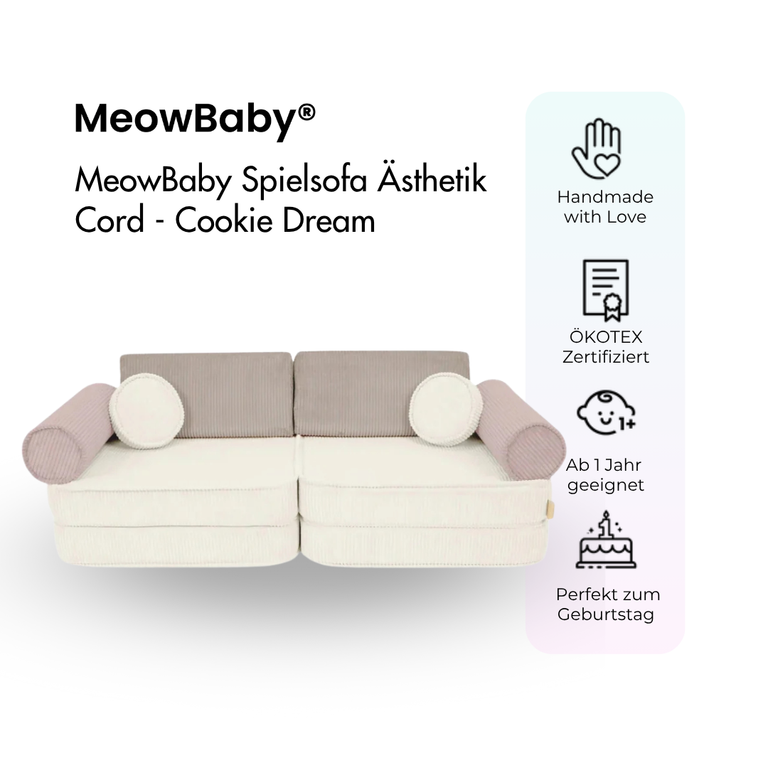 meowbaby-spielsofa-sthetik-cord-cookie-dream-160x76x52-cm-classic-cord-edition image 2