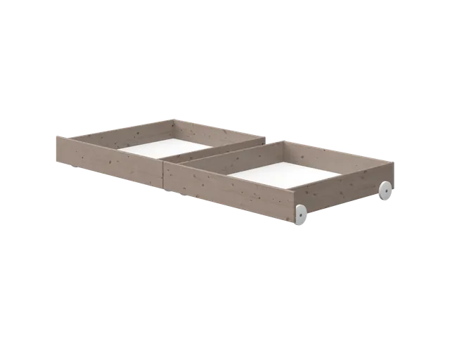 flexa-classic-schubladen-f-r-einzel-und-etagenbett-braun-2er-set-terra-limited-e image 1