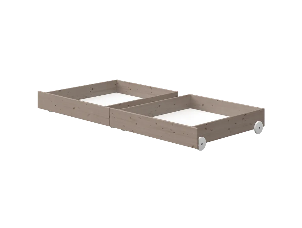 flexa-classic-schubladen-f-r-einzel-und-etagenbett-braun-2er-set-terra-limited-e image 1