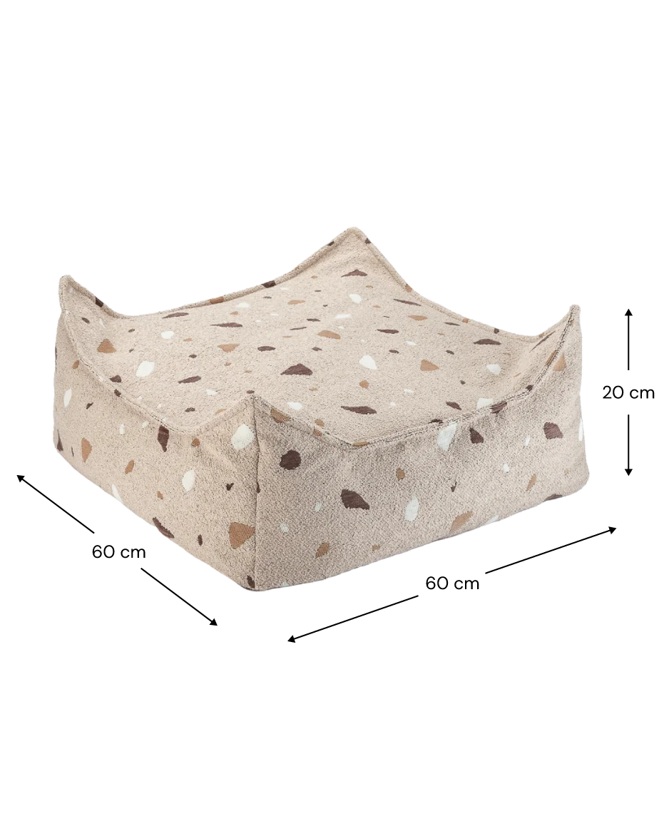 wigiwama-terrazzo-sand-sitzsack-ottoman-set image 5