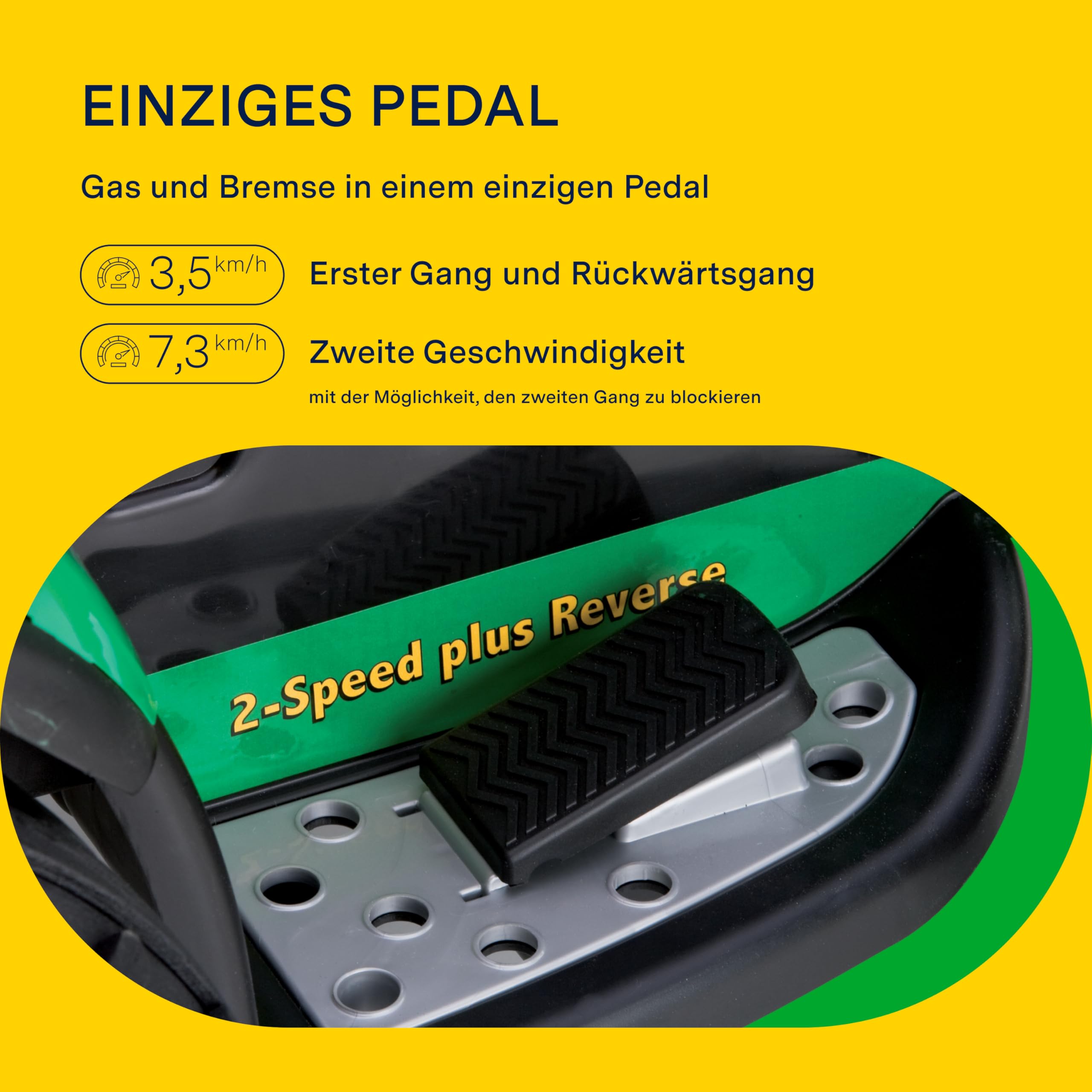 peg-perego-john-deere-ground-loader-baggerlader-12v-gelb-gr-n image 7
