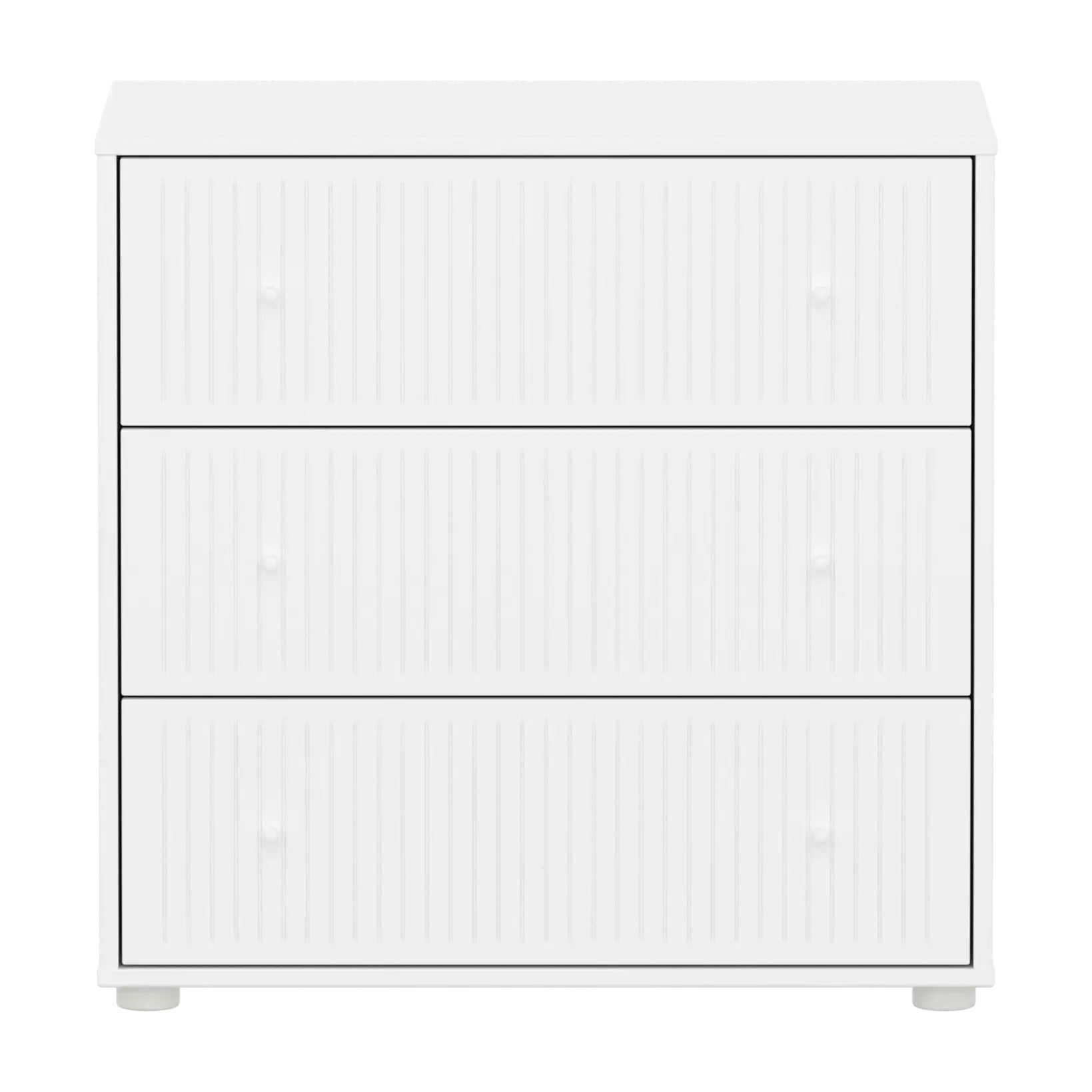 flexa-saga-kommode-3-schubladen-rillen-wei image 2