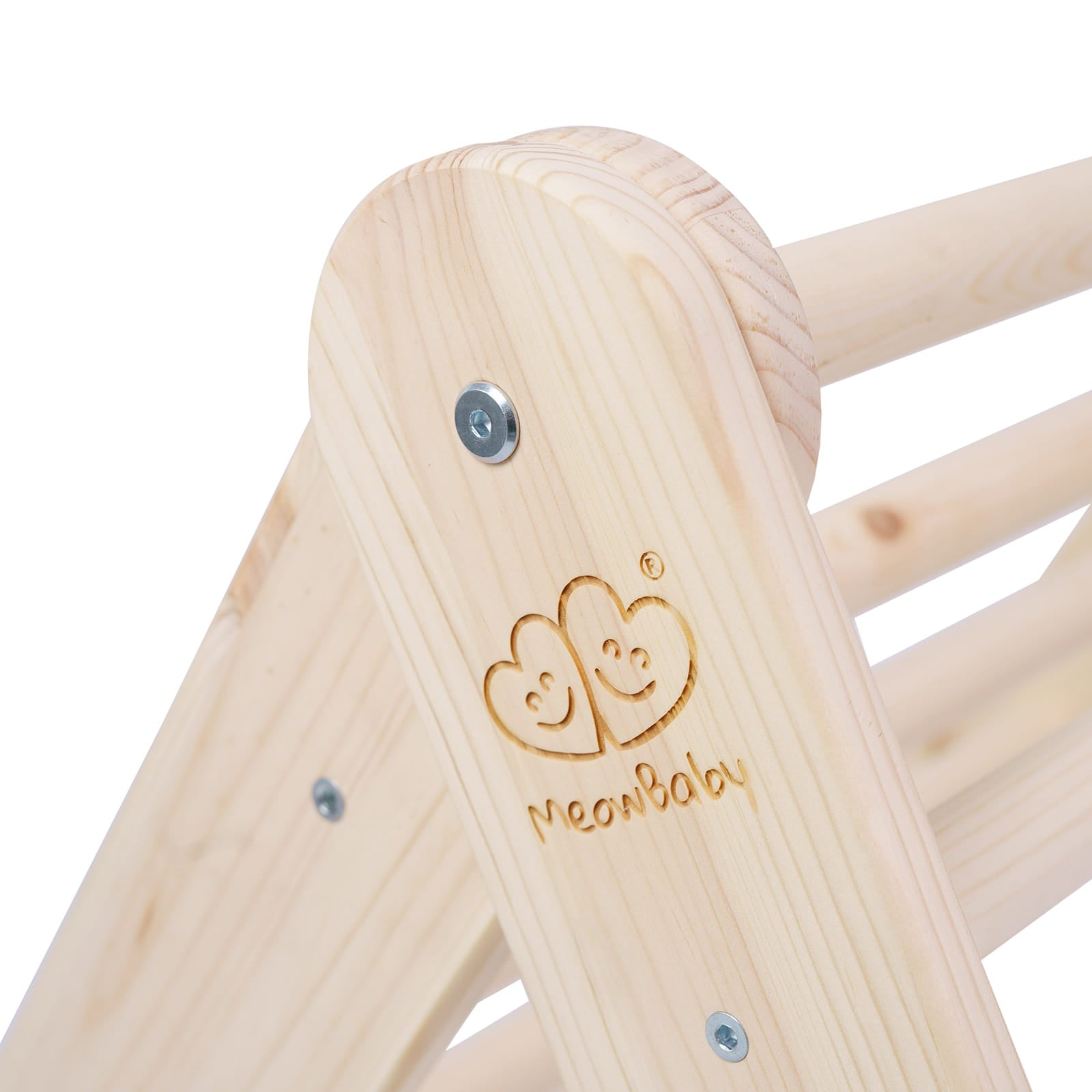 meowbaby-haus-mit-faltbarer-kinderleiter-60x61-cm-kletterhaus-aus-holz image 7