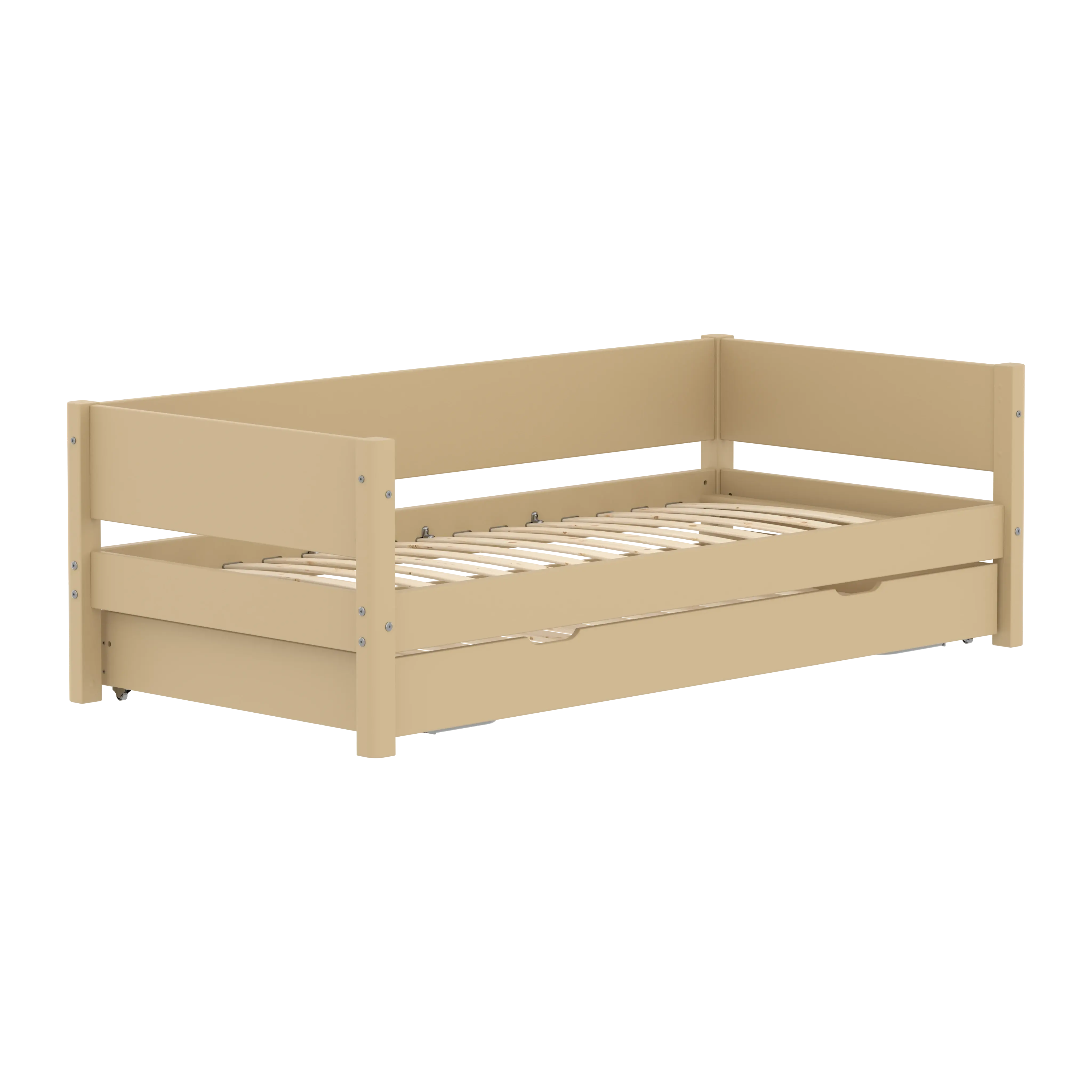 flexa-classic-einzelbett-90x200-cm-mit-ausziehbett-90x190-cm-sand image 4
