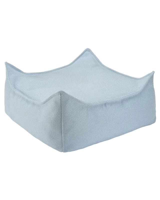 wigiwama-outdoor-square-ottoman-kinder-hocker-wetterfest-azure image 1