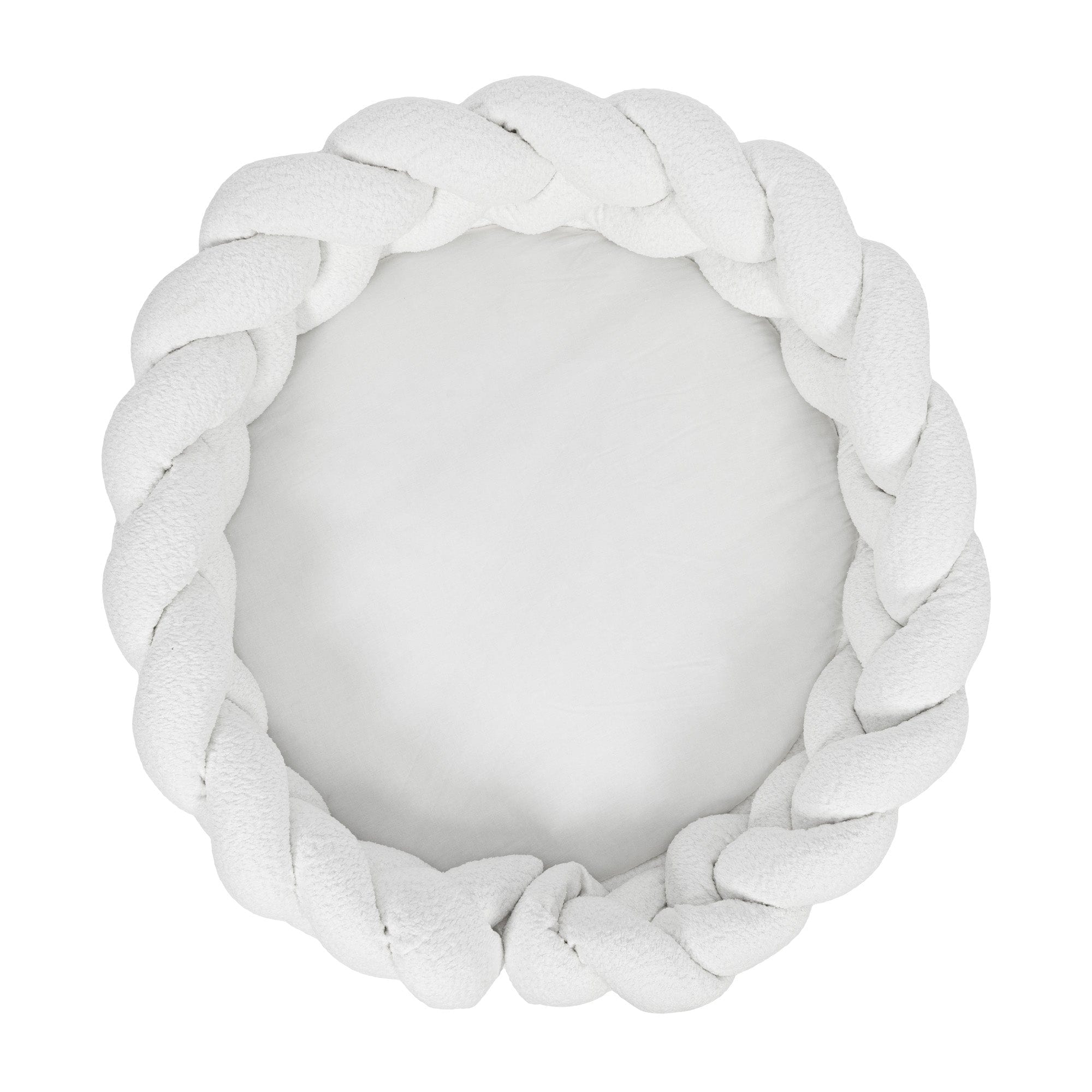 meowbaby-boucl-babynestchen-mit-geflochtener-bettschlange-rund-creme-wei image 2