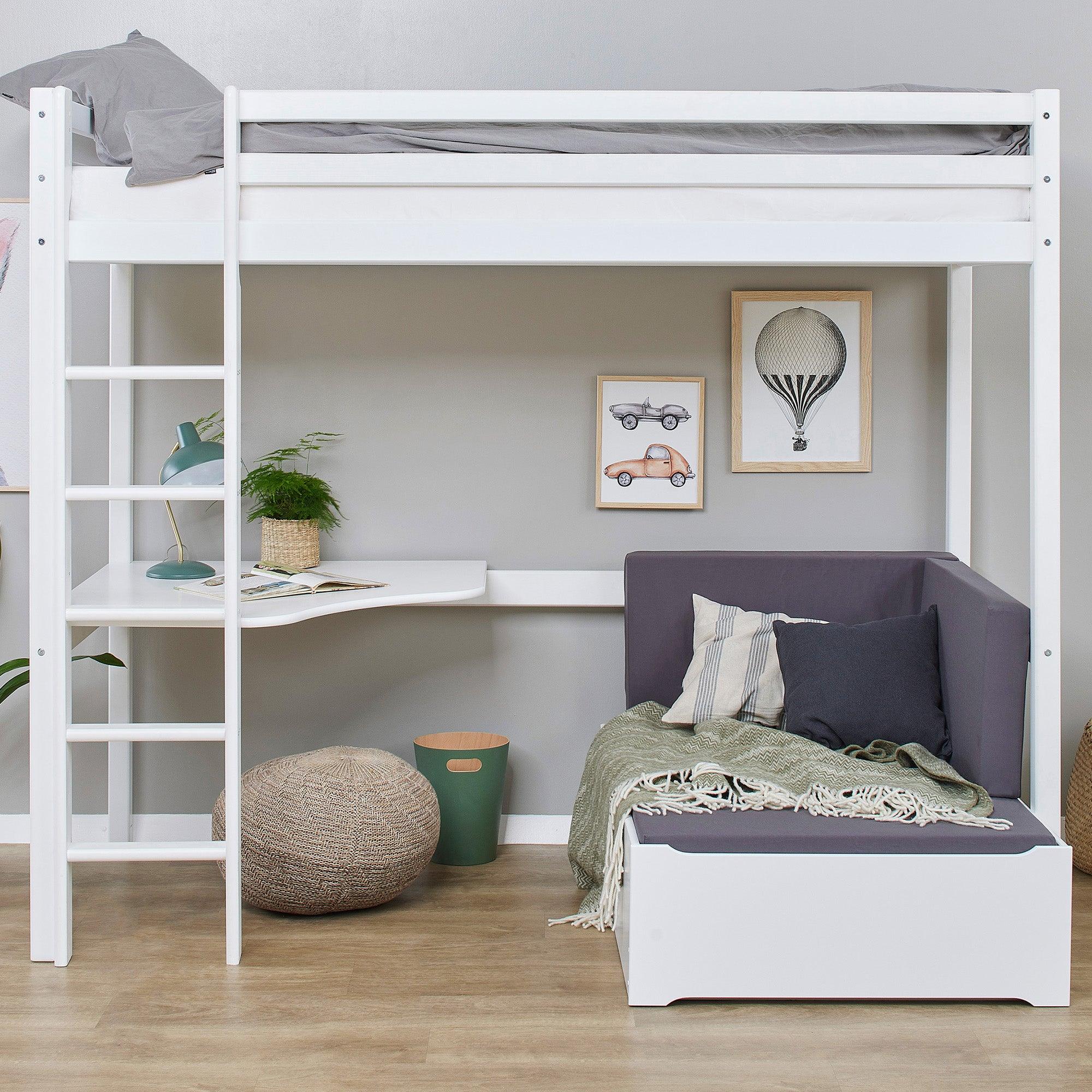 hoppekids-eco-dream-mega-bett-90x200-cm-mit-lounge-modul-und-tischplatte image 3