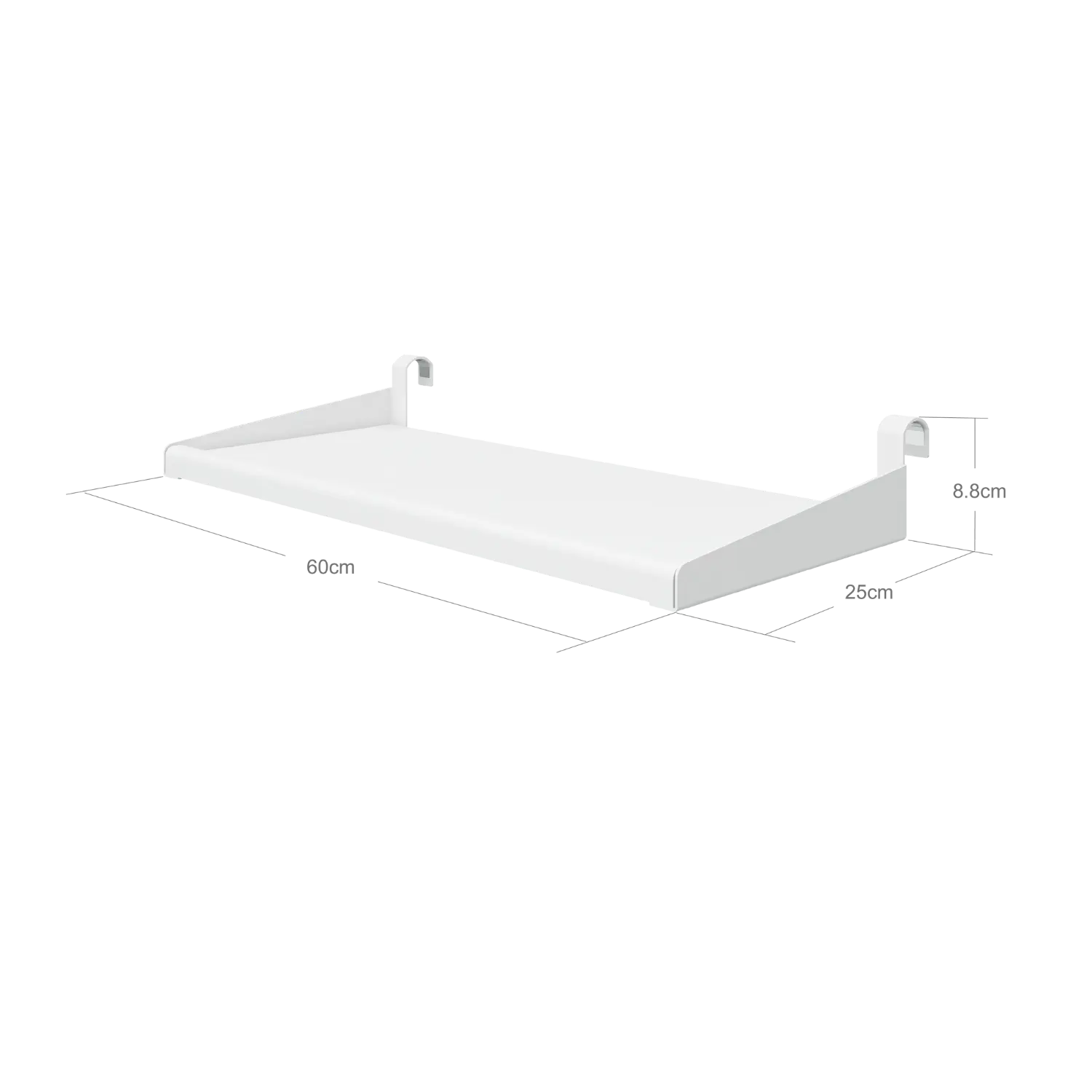 flexa-classic-h-ngeregal-wei-mdf-f-r-bettseite image 5