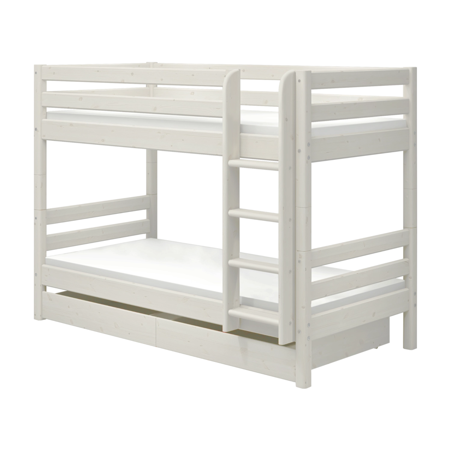 flexa-classic-etagenbett-154-cm-mit-ausziehschublade-90x200-cm-wei image 1