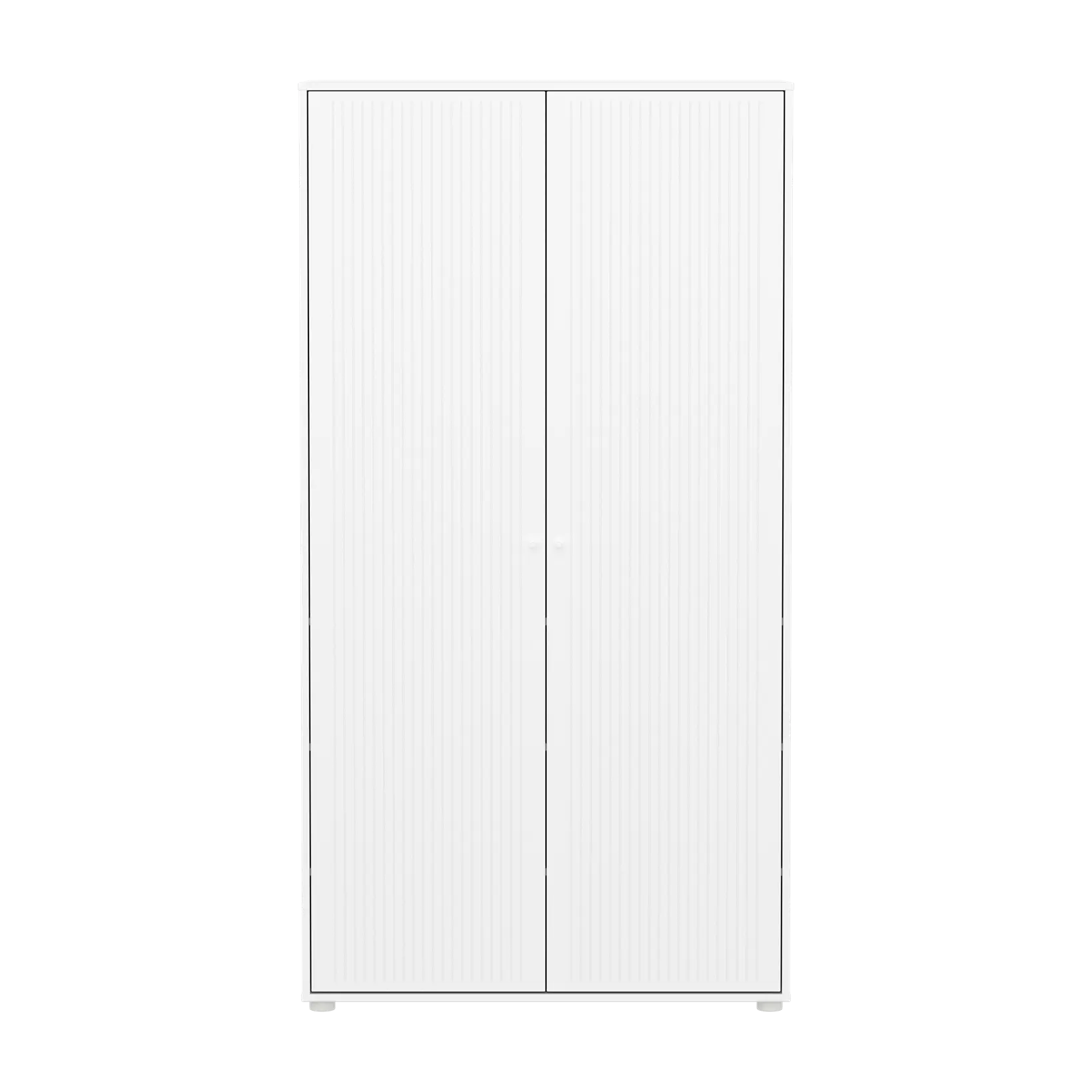 flexa-saga-kleiderschrank-2-t-ren-mit-rillen-wei image 2