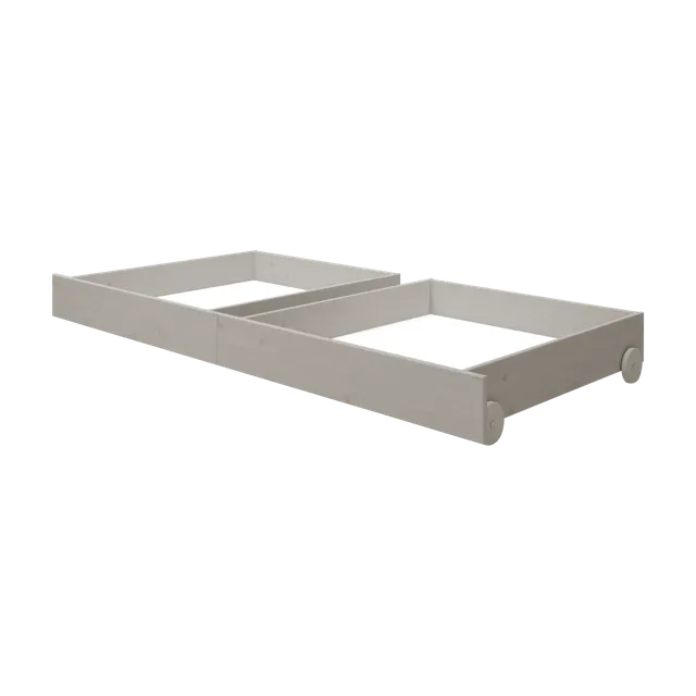flexa-classic-2-schubladen-f-r-einzel-und-etagenbett-grau image 1