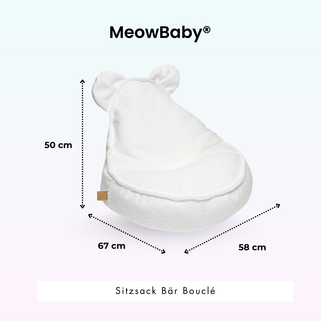 meowbaby-kinder-sessel-b-ren-sitzsack-premium-boucl image 5