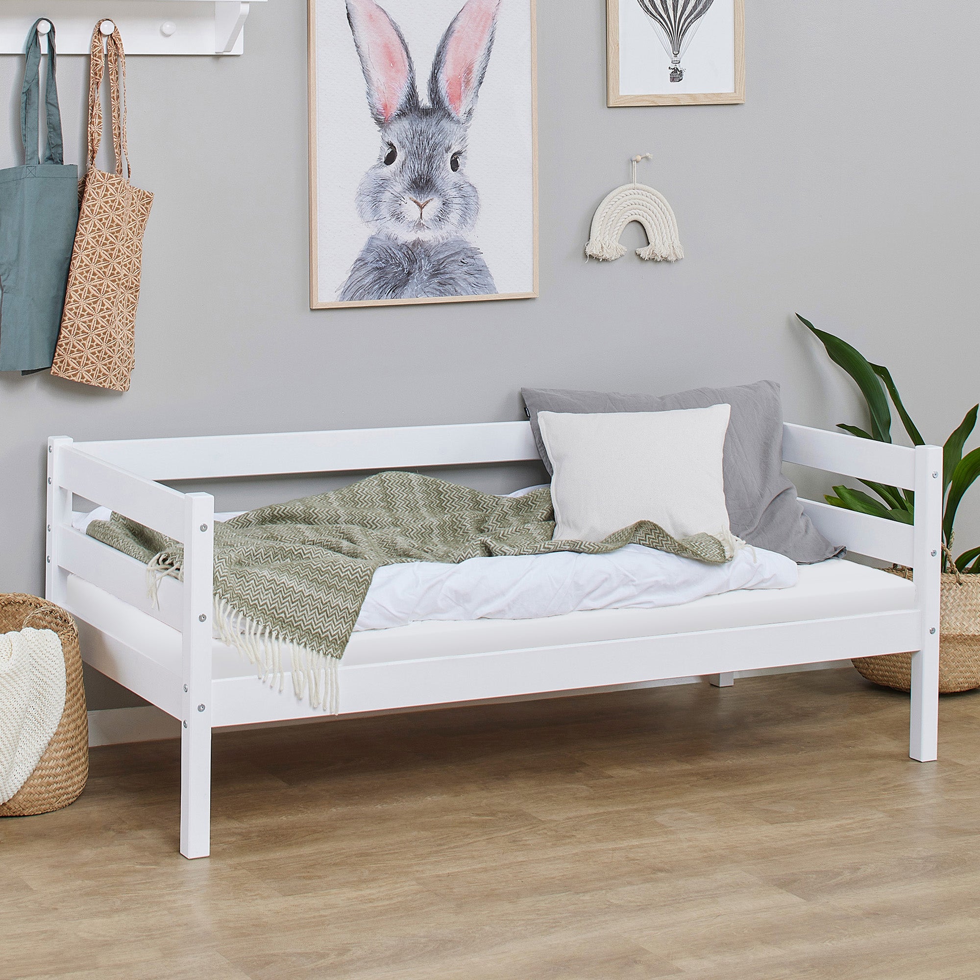 hoppekids-eco-comfort-einzelbett-mit-schaumstoffmatratze image 2