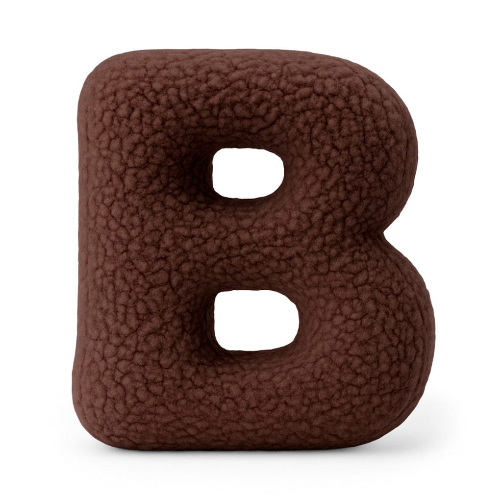 meowbaby-buchstaben-kissen-bearly-chocolate-40cm image 2