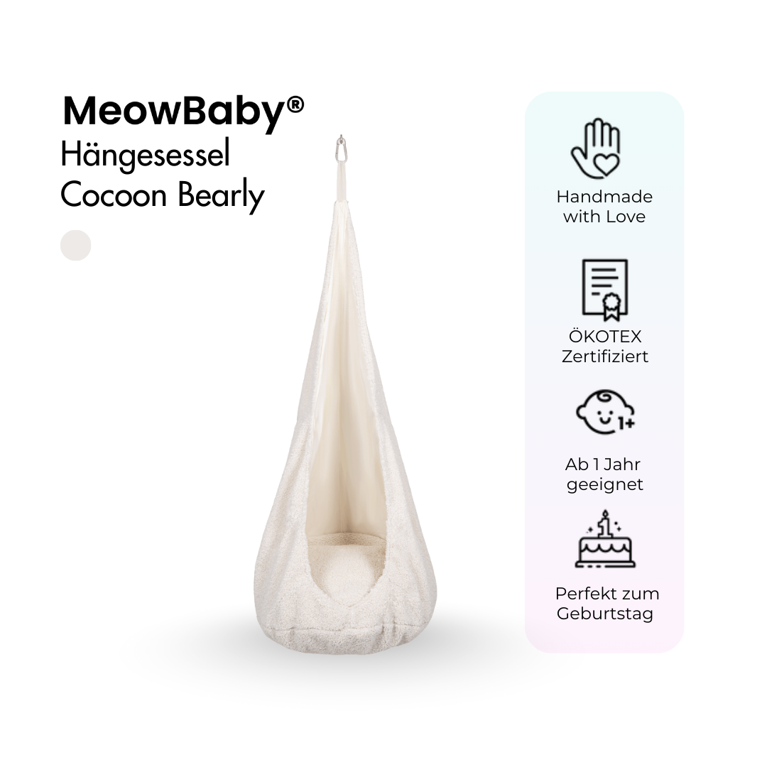 meowbaby-h-ngesessel-cocoon-bearly-h-ngesitz-f-r-kinder-beige-creme image 2