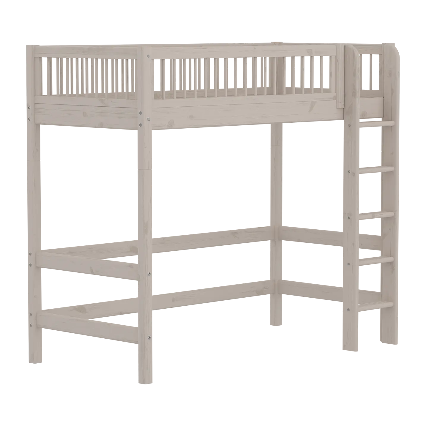 flexa-classic-hochbett-90x200-cm-184-cm-hoch-leiter-absturzsicherung-grau image 3