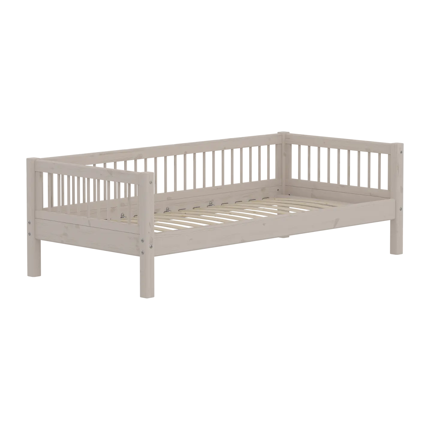 flexa-classic-einzelbett-90x200-cm-mit-sprossen-grau image 3