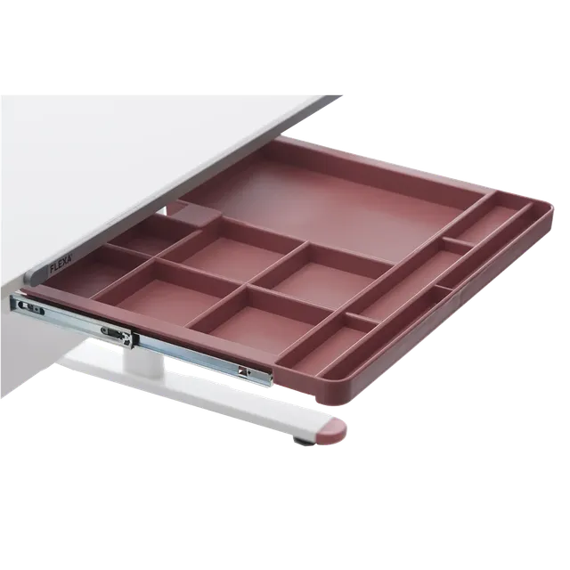 flexa-evo-schreibtischschublade-misty-rose-63-5x46-cm-kunststoff-mit-12-f-chern- image 1