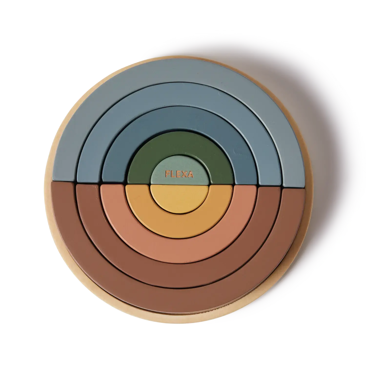 flexa-play-puzzle-regenbogen-aus-holz-kognitives-lernspiel image 6