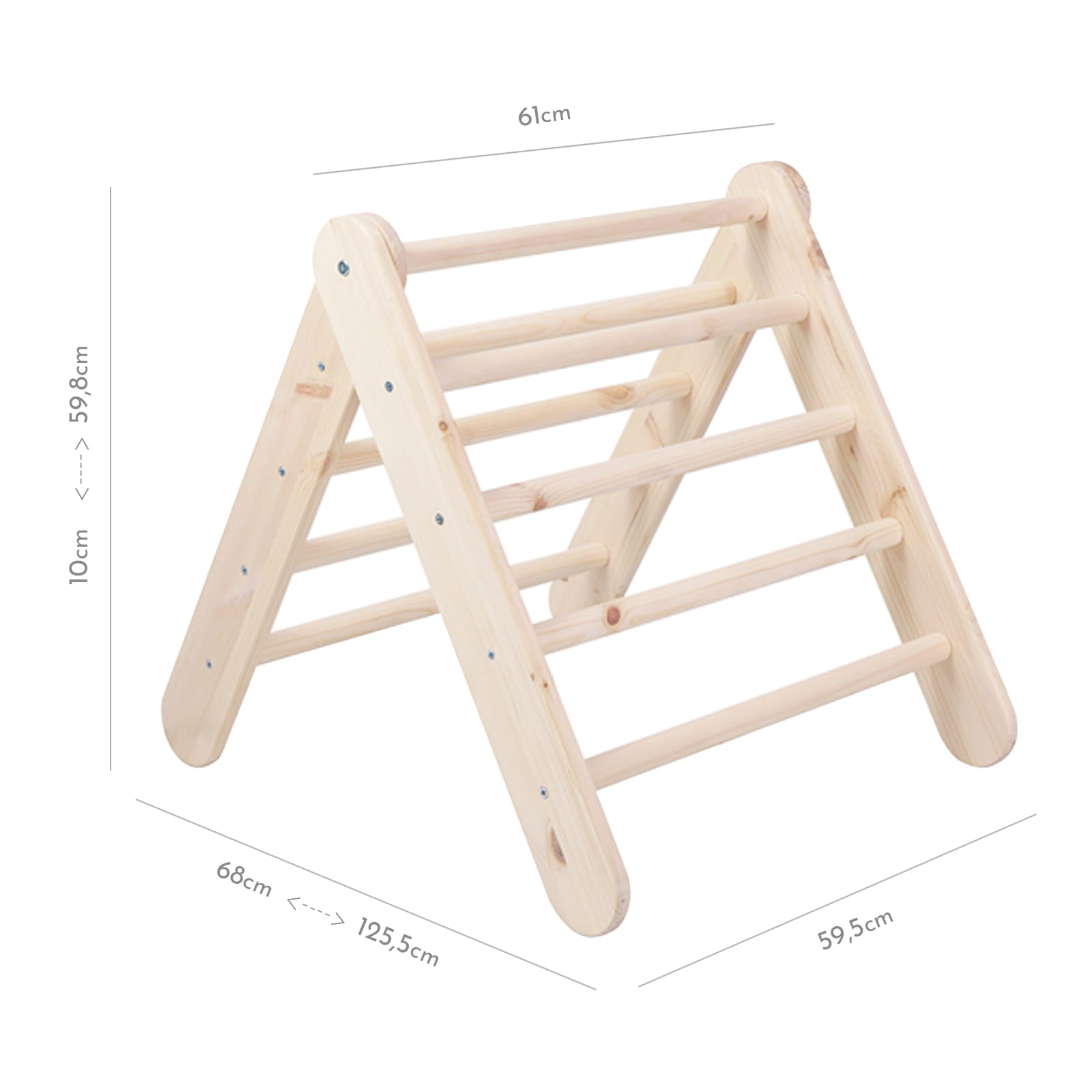 meowbaby-montessori-kletterdreieck-pikler-60x61-cm-holz image 5