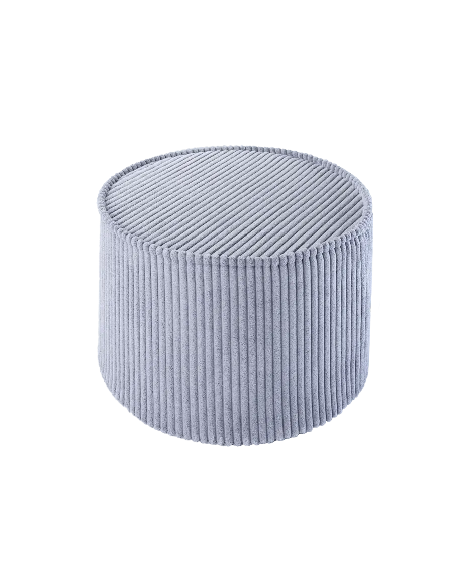 wigiwama-blueberry-blue-pouf-kinder-hocker-aus-cord image 1