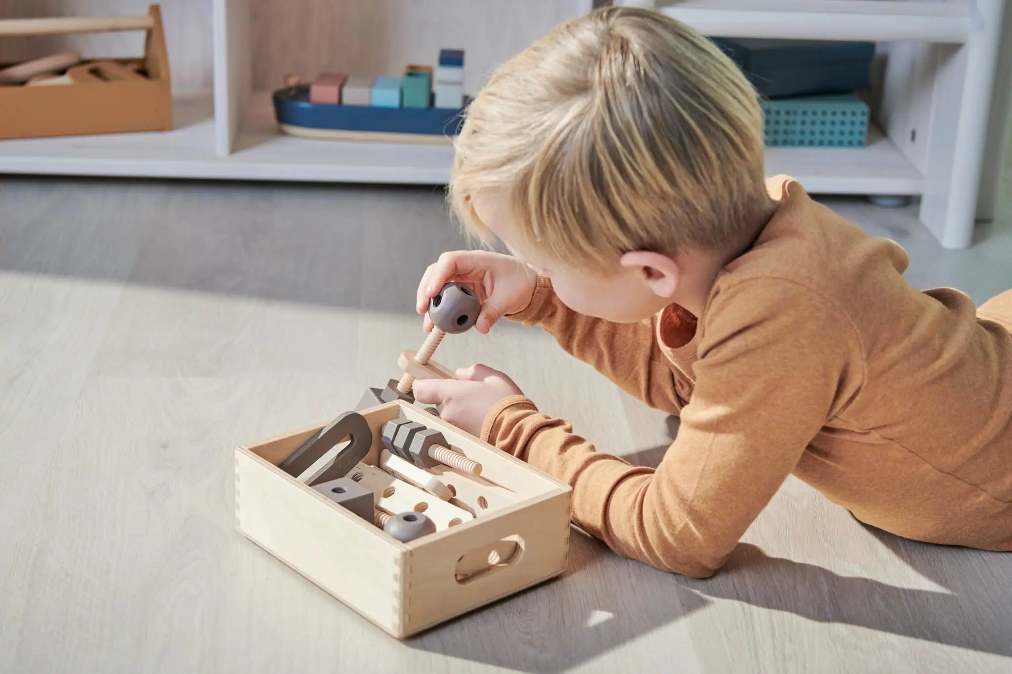 flexa-ogo-bau-set-36-teilig-holz-konstruktionsspielzeug image 2
