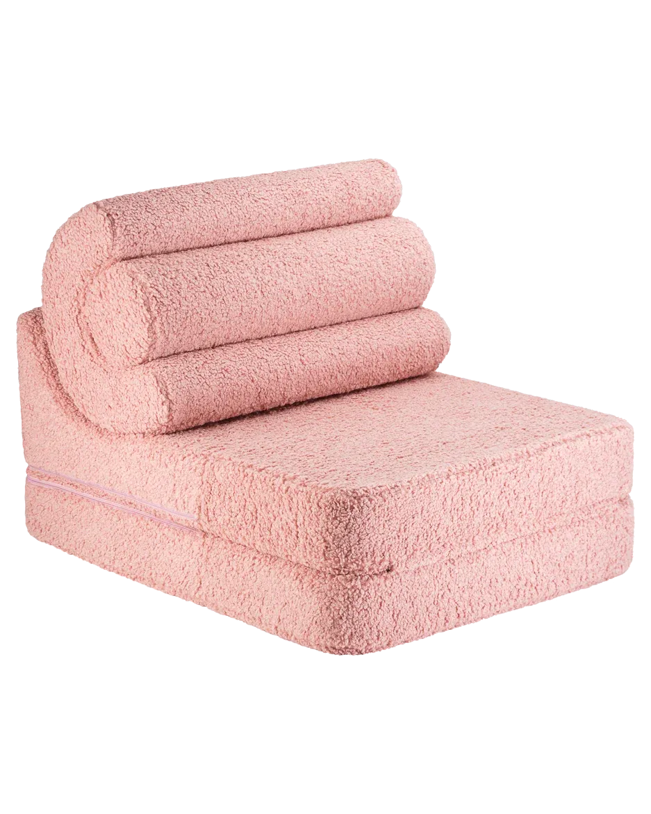 wigiwama-flipster-guava-kinderstuhl-mit-teddy-bezug image 1